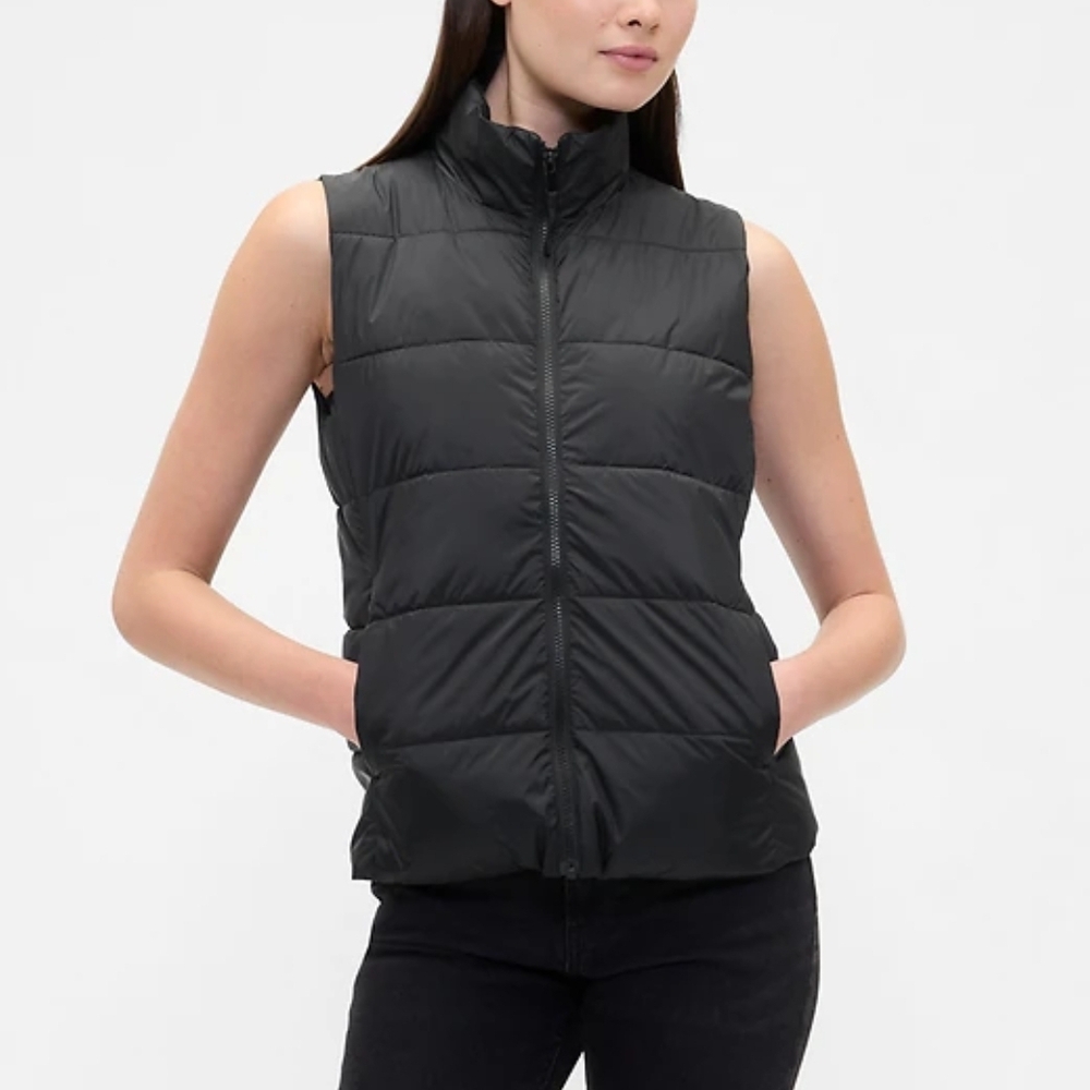 GAP Factory Navy Blue Puffer Vest